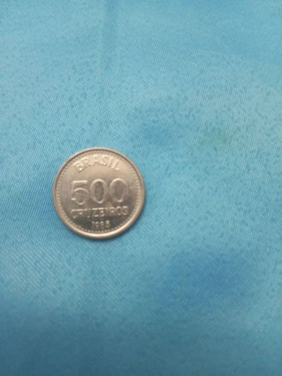 Moeda antiga de 500 cruzeiros de 1985. - Foto 2