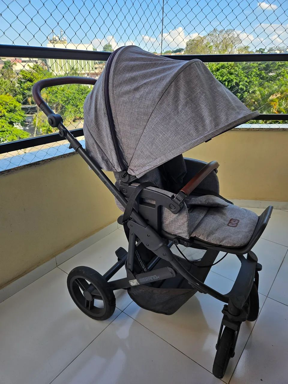 Kit carrinho de bebê ABC Design Merano 4 e bebê conforto  - Foto 2