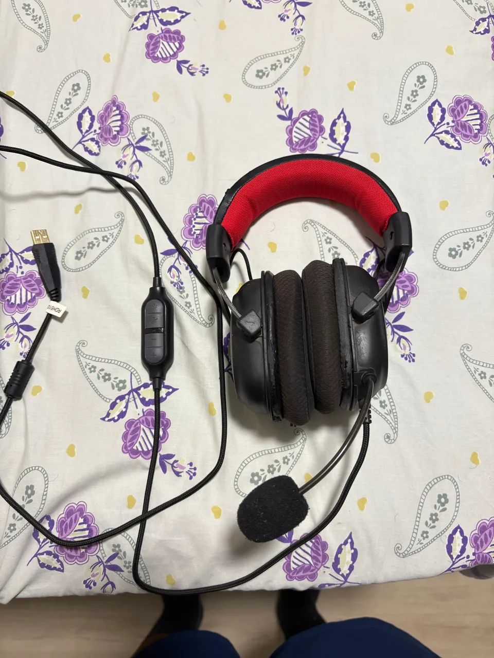 Headset Gamer Redragon Zeus X Rgb Usb 7.1 Surround Sound Virtual