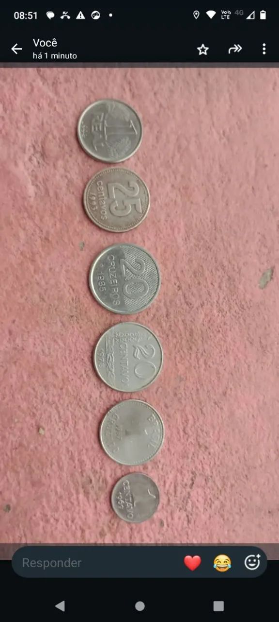 Moedas antigas 