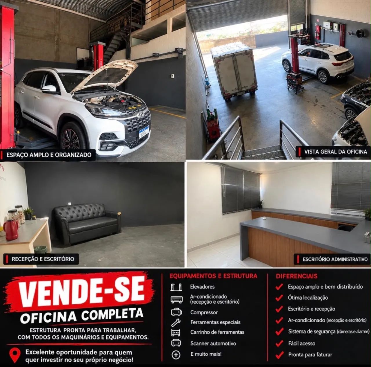 Vendo oficina mecânica 