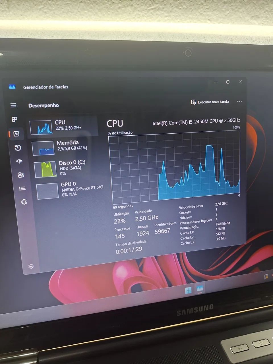 Notebook Samsung 15.6"|Intel Core i5 Garantia de 3 meses - Foto 4