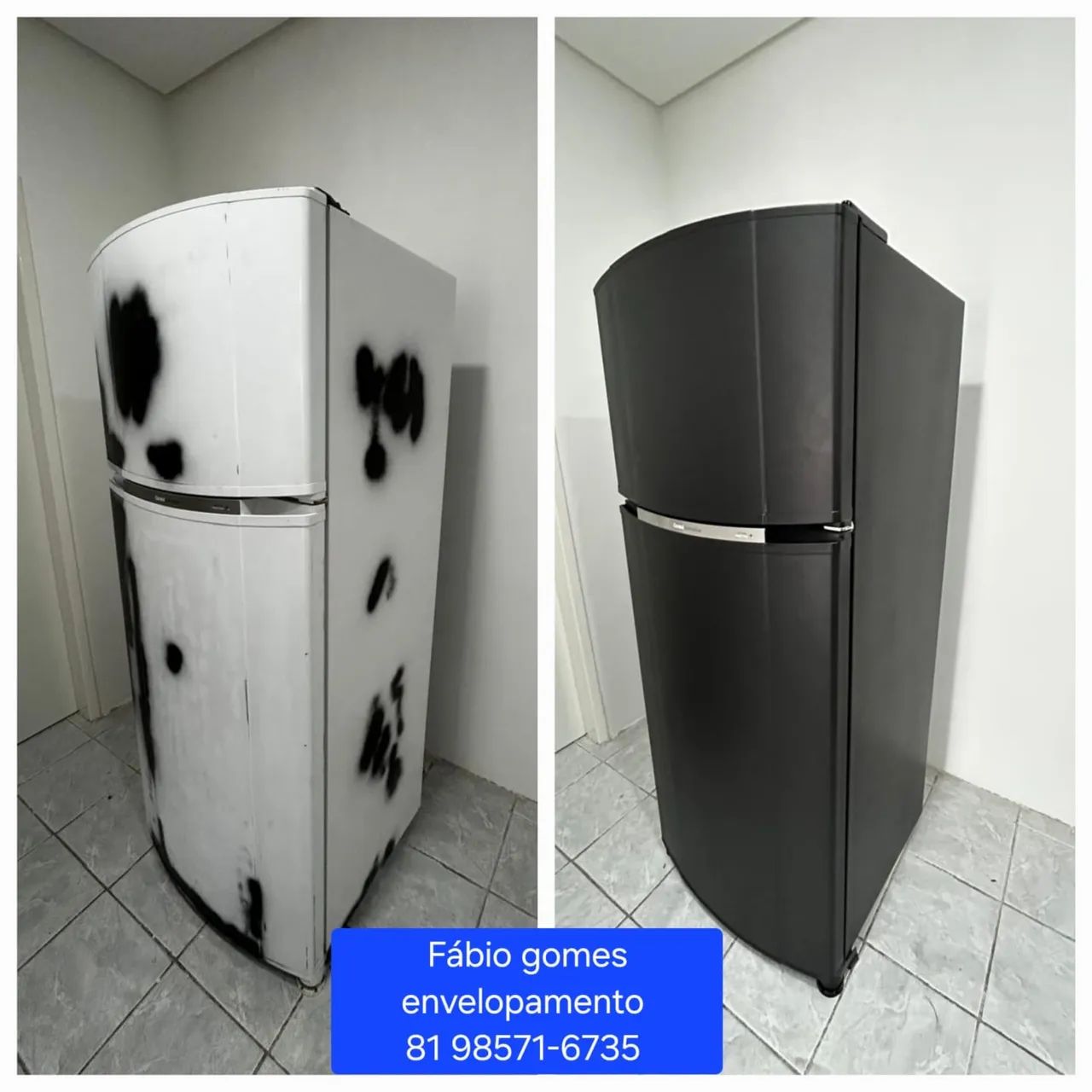 Deixe sua geladeira nova com envelopamento  - Foto 5