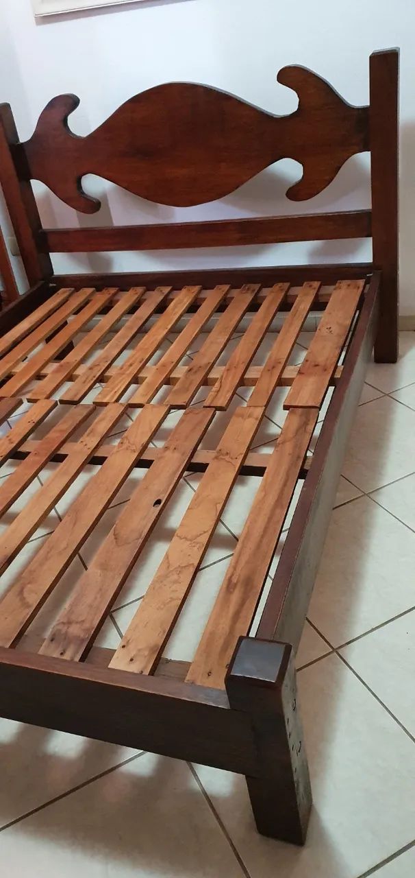 Cama de casal rústica. - Foto 2