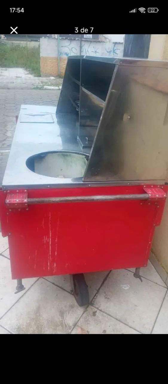 Só hoje carrinho de lanche 