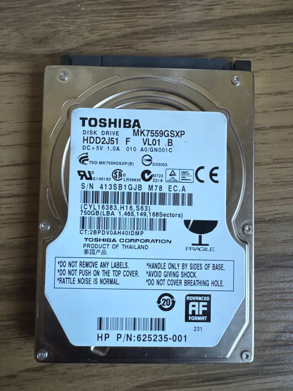 HDD SATA 750GB
