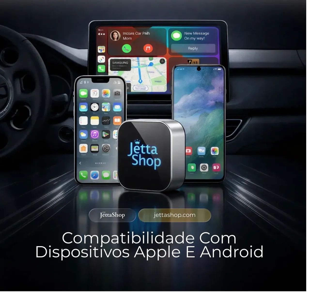 Drive Jetta Mini (CarPlay e Android sem Fio) - Foto 3