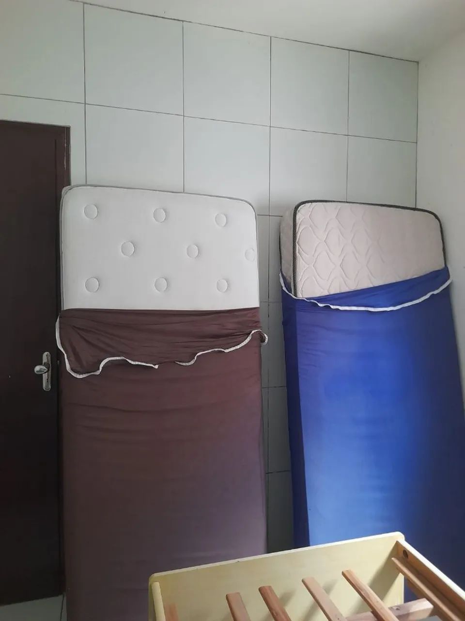 Dois colchões semi novo.