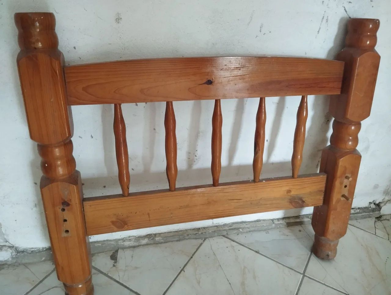 Cama de solteiro de madeira  - Foto 2