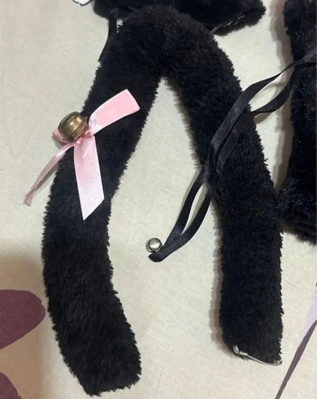 kit fantasia gatinha preto e rosa