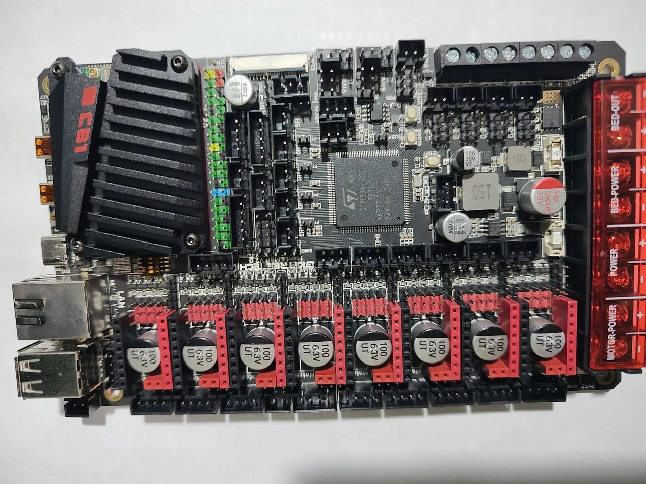 Placa controladora Bigtreetech cb2 & pi 2 placa núcleo rockchip rk3566 32gb Nova - Foto 2