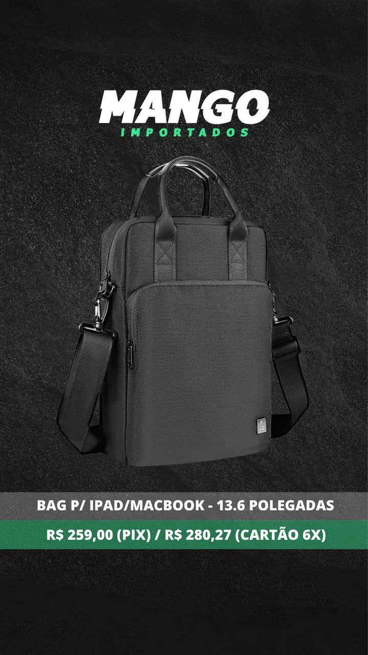 Bolsa Wiwu para Tablet ou Notebook de até 13.6 Polegadas 