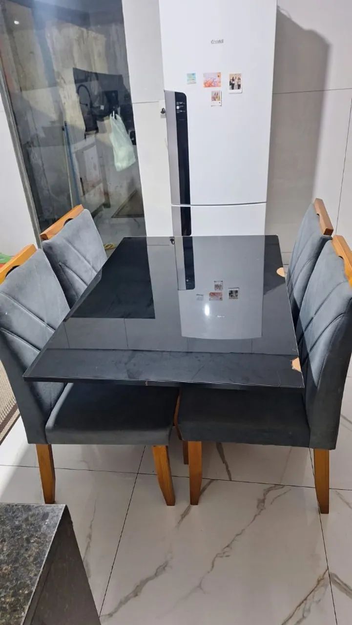 Vendo  mesa de vidro  - Foto 2