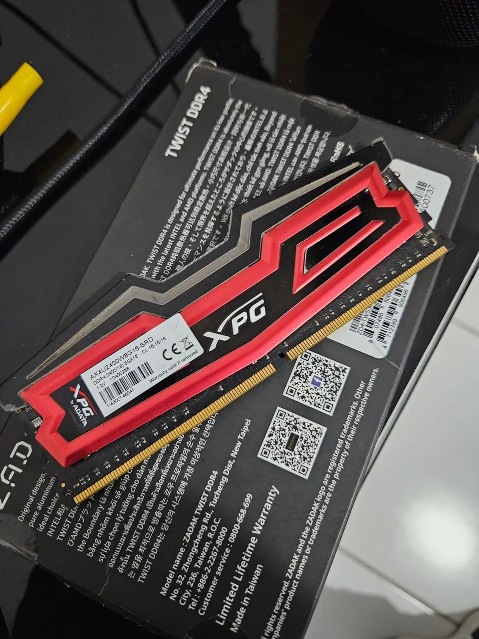 Memória ram ddr4 8gb Xpg