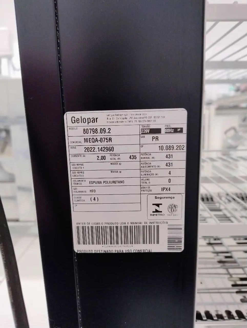 Vitrine de salgados galopar meqa 75 - Foto 4