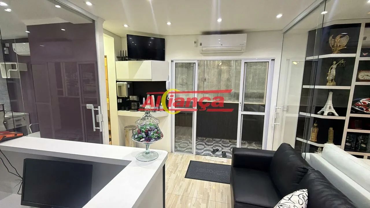 Sala comercial 40m² mobiliada com entrada privativa e sacada - Jardim Bom Clima, Guarulhos - Foto 4