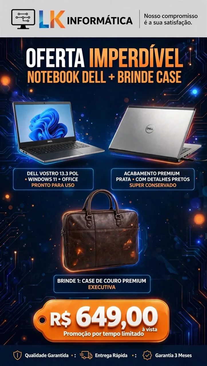 Notebook i5 DELL Vostro 3300 