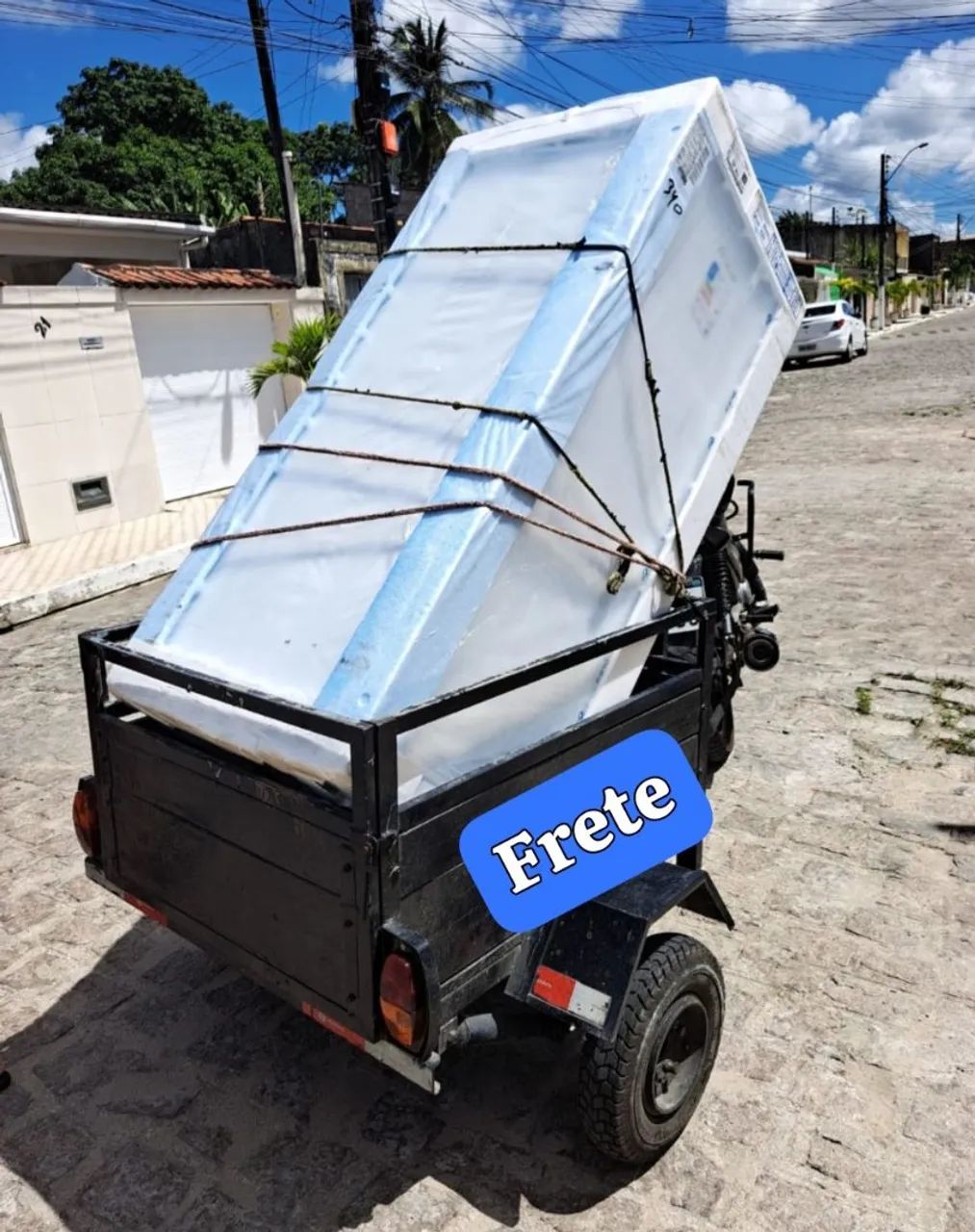 Frete na carrosinha de moto zap * - Foto 2