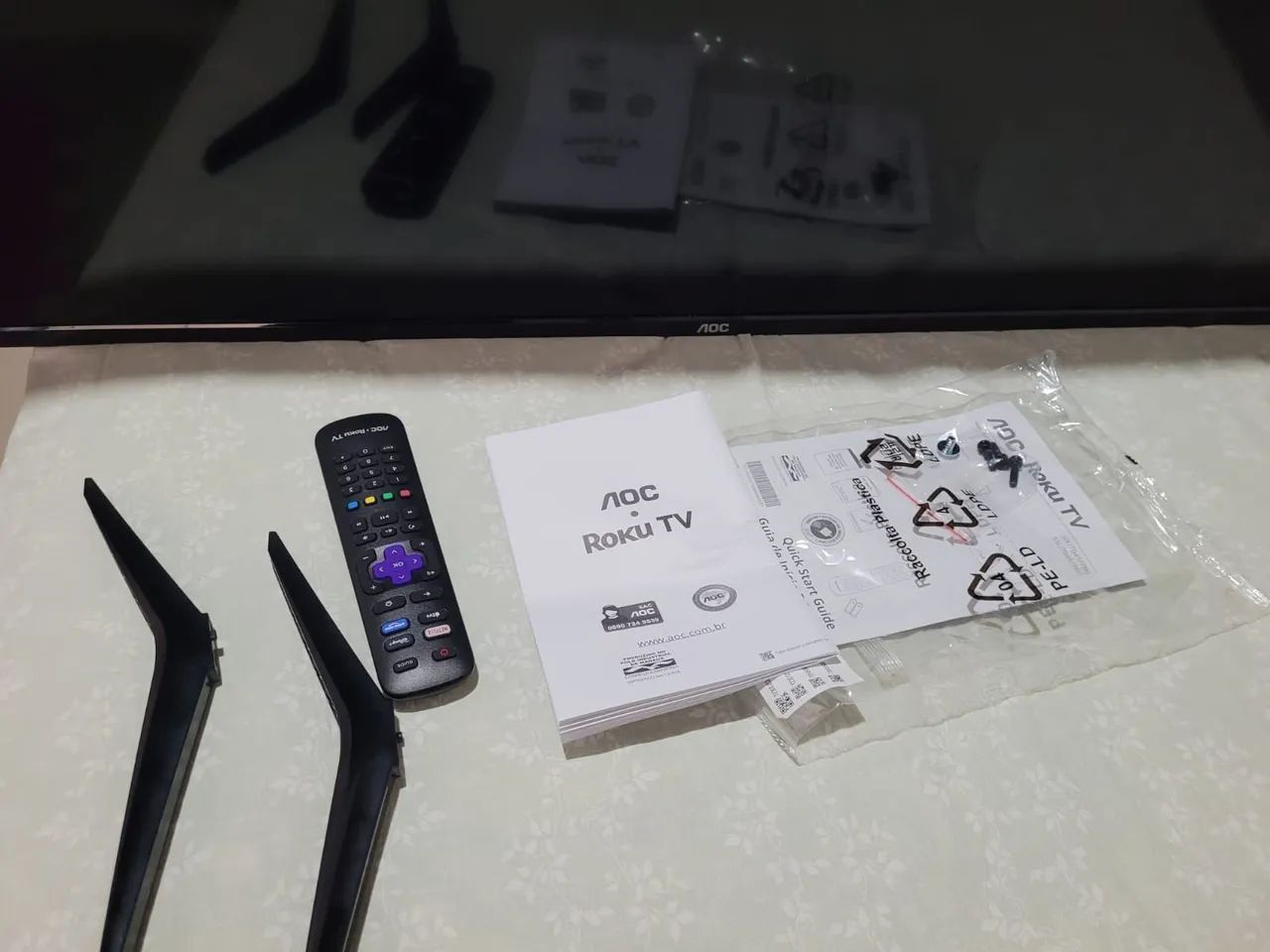 SmarTV AOC 50" LED para peças ou conserto - Foto 2