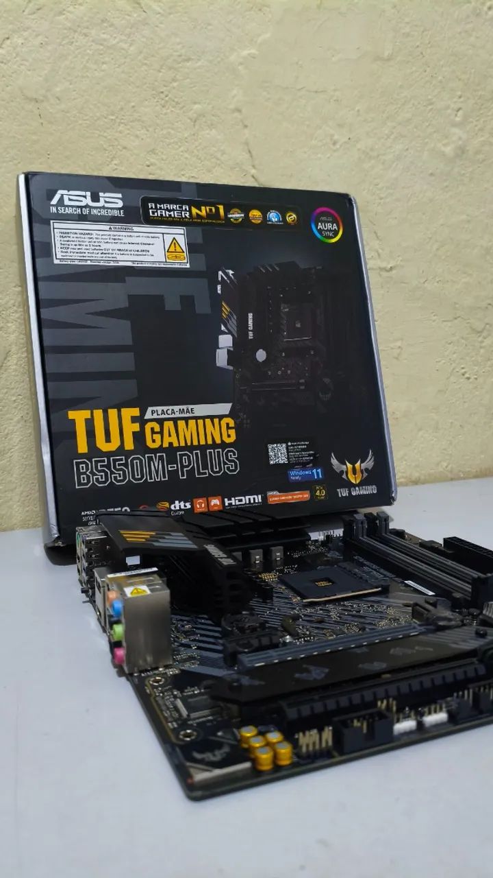 Placa Mãe ASUS TUF Gaming B550M-Plus - Foto 3