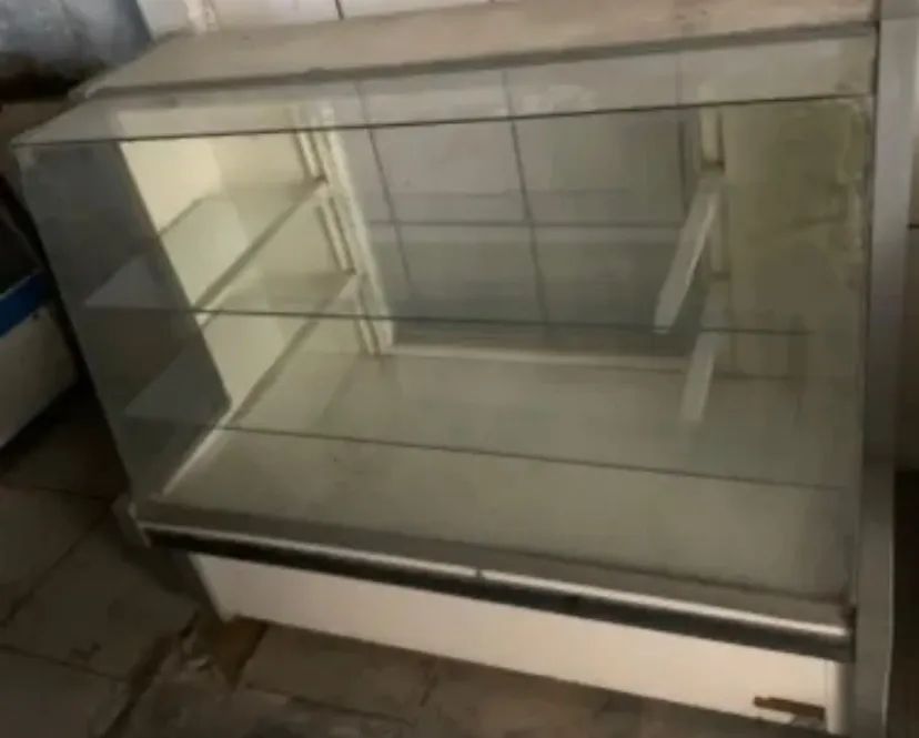 Balcão expositor vitrine seca