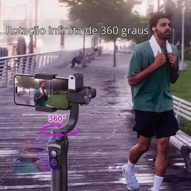 Gimbal Estabilizador Digital Para Celular AGOLD PRO  - Foto 5