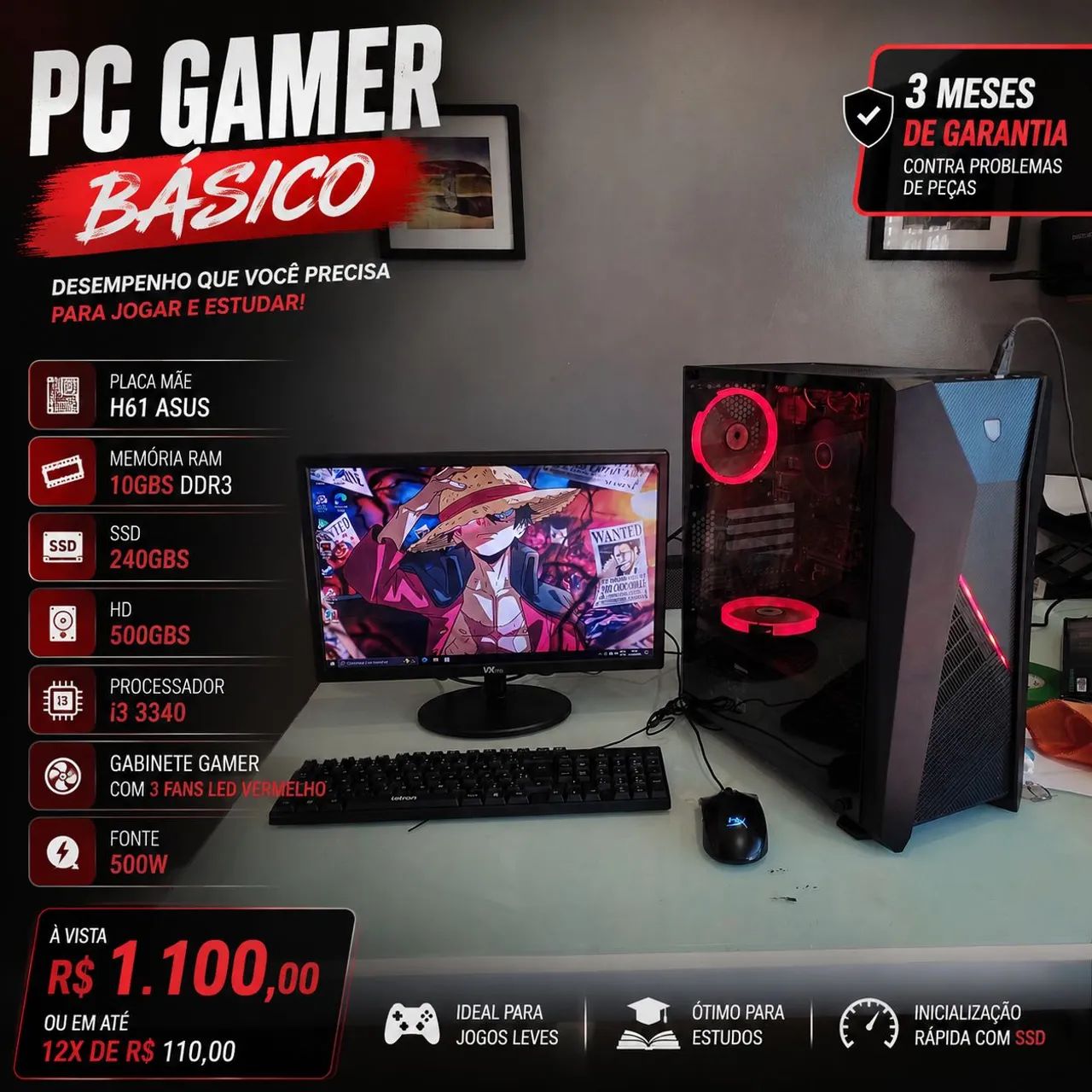 PC gamer de entrada 