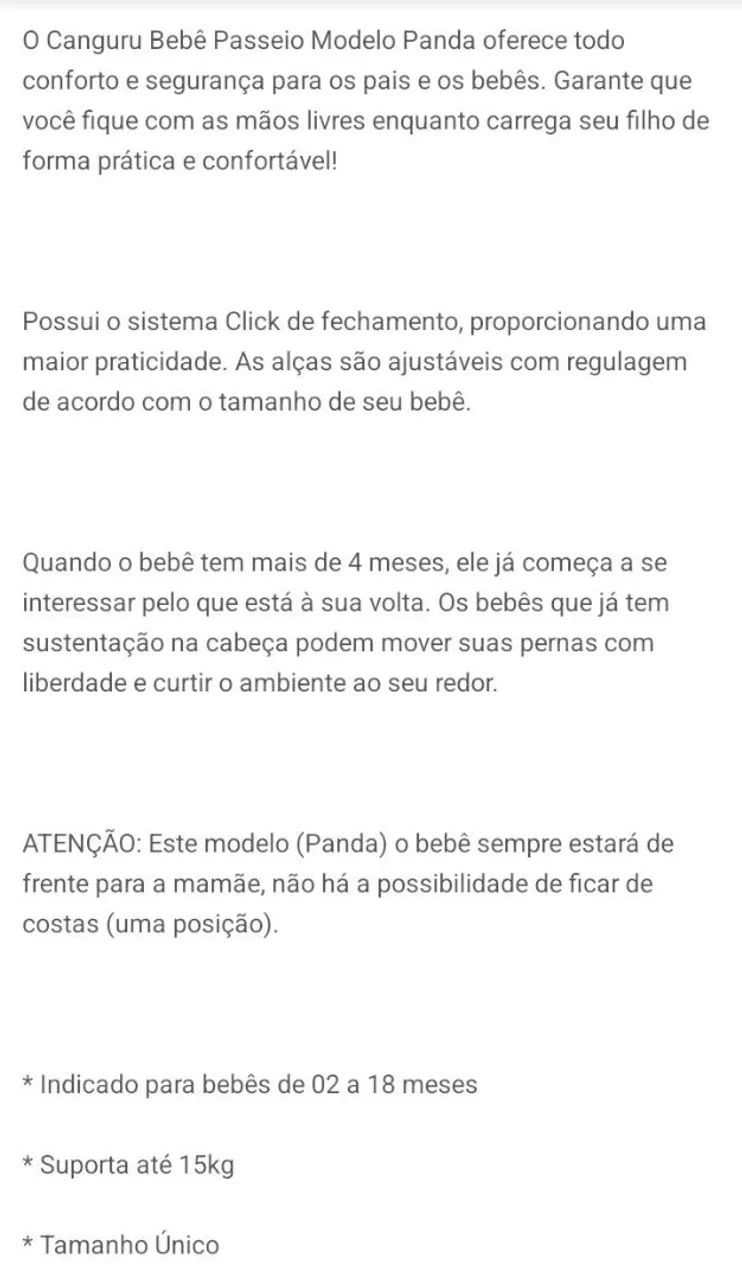 Canguru para passeio  - Foto 2