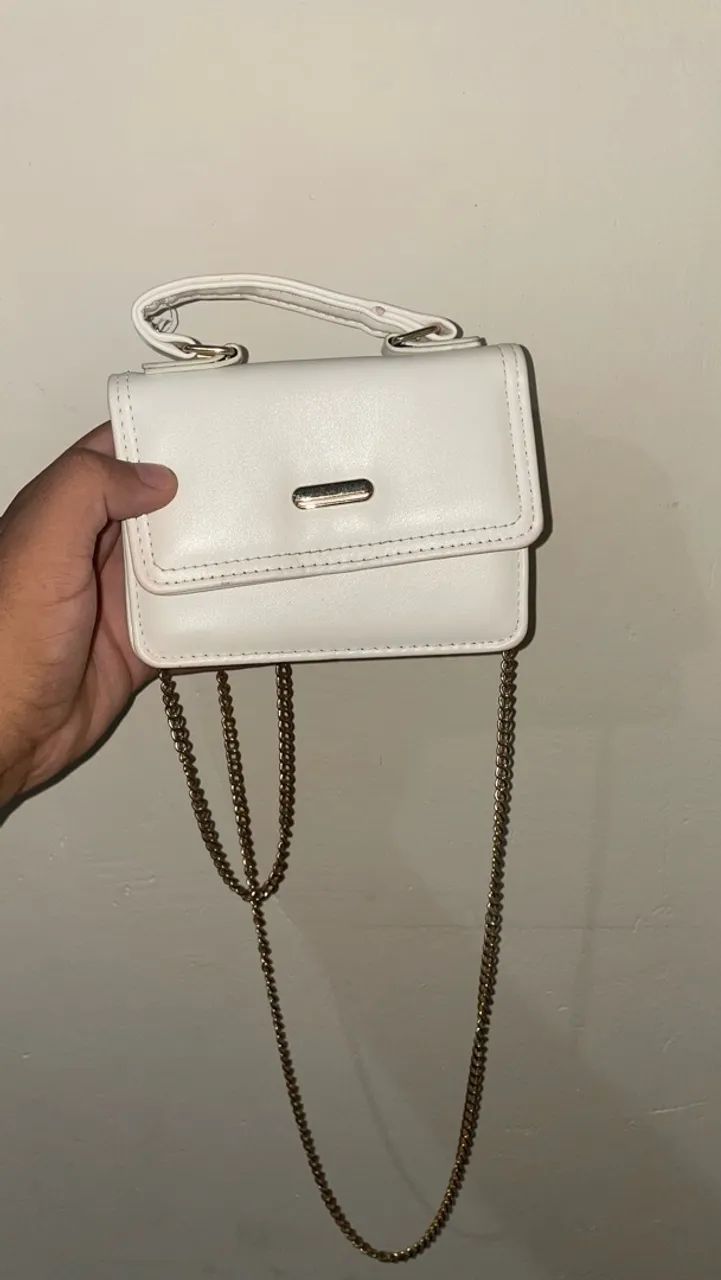 Bolsa branca elegante  - Foto 2