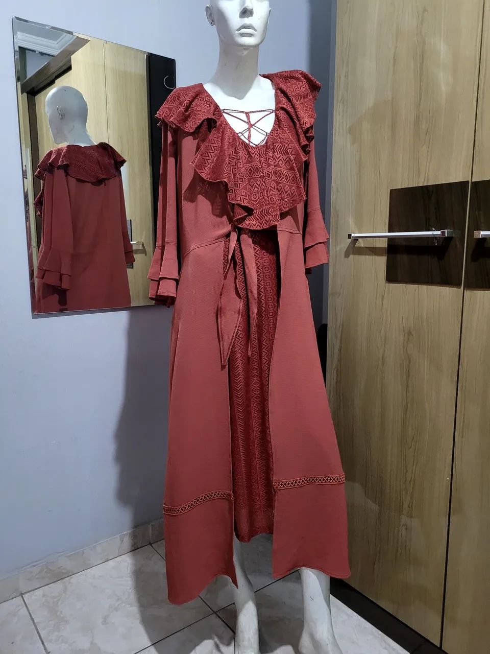 Vestido elegante plus size - Foto 3