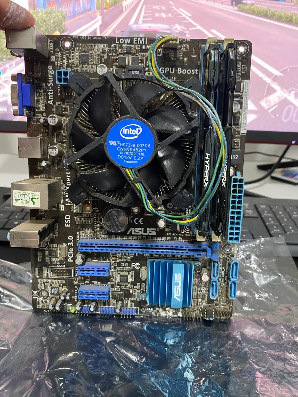 Kit i7 3770 placa mãe Asus + 16 Gb Ram  - Foto 3