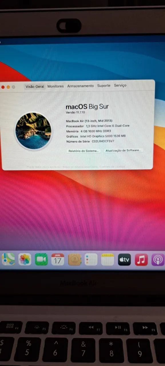 Macbook Air Mid 2013 de 13" Intel i5 4gb RAM - Foto 5