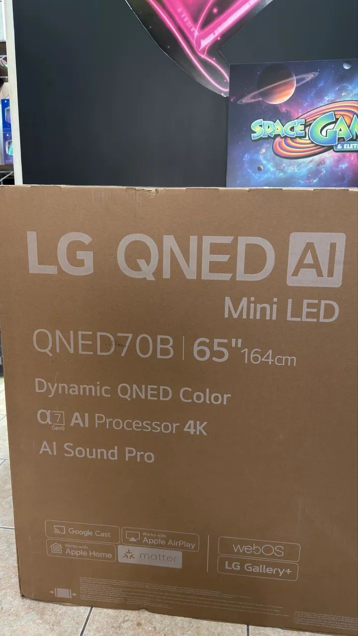 TV LG 4k mini led 65? POLEGADAS LACRADA!!! - Foto 4