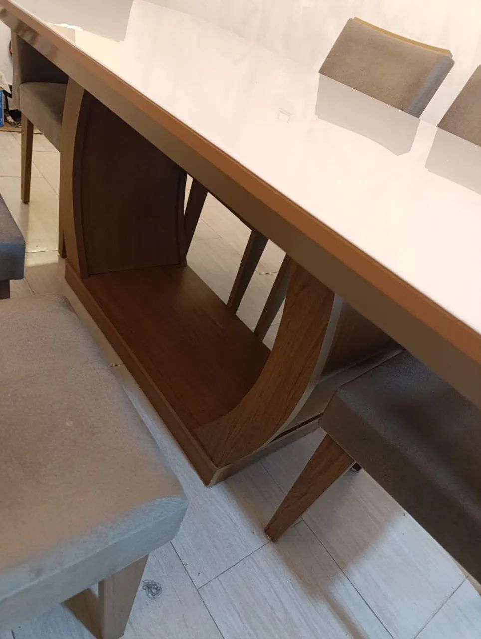 Mesa jantar com 6 cadeiras  - Foto 2