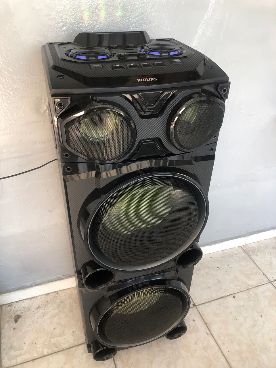 Caixa torre amplificada Phillips 2000w  - Foto 4