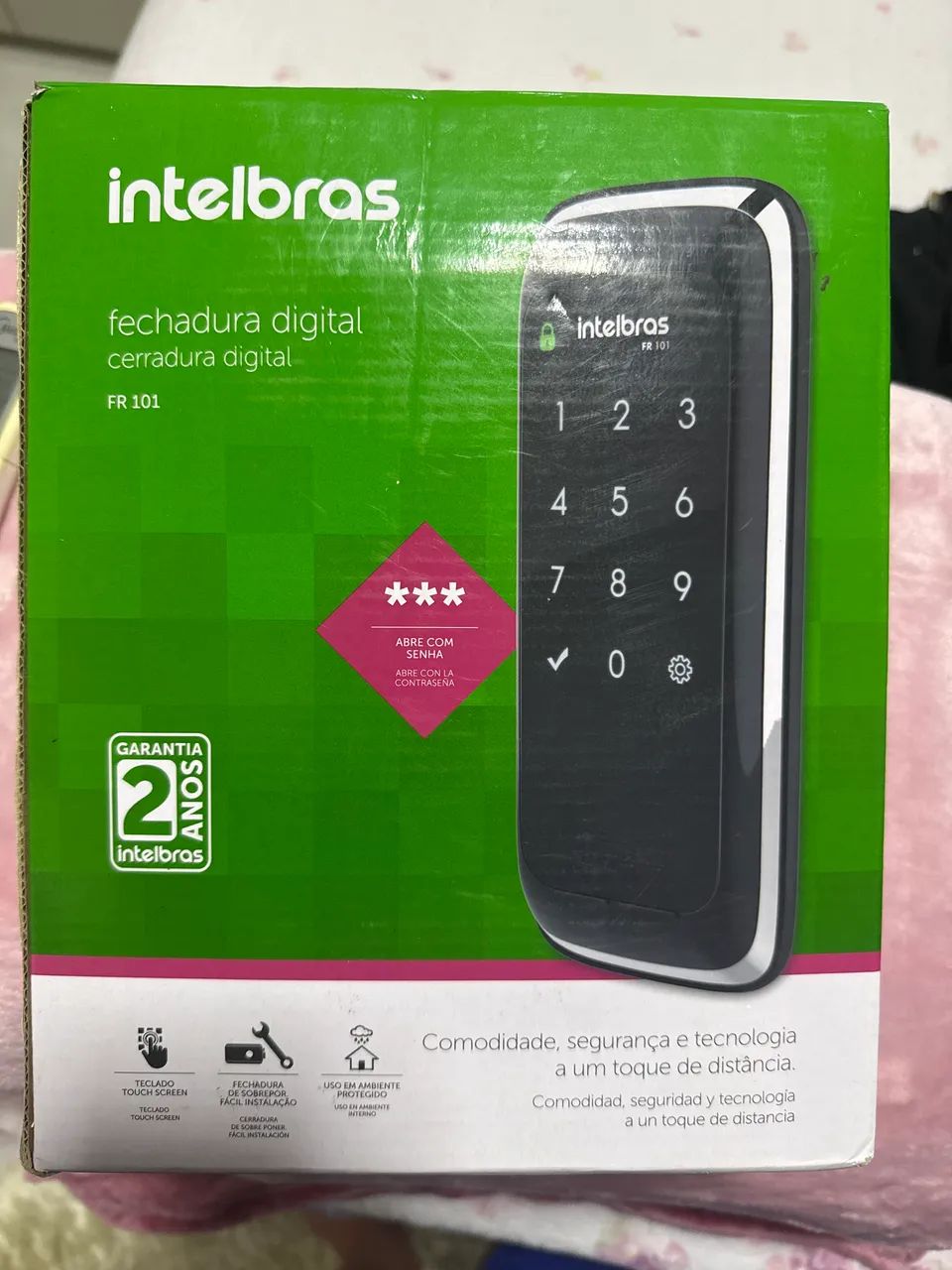 Fechadura digital Intelbras 