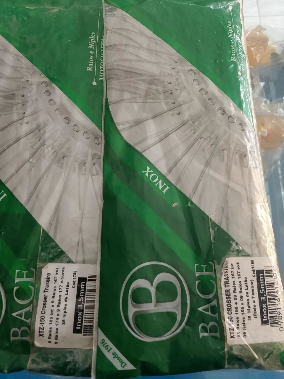 Par de raios inox bace para crosser 150 - Foto 2