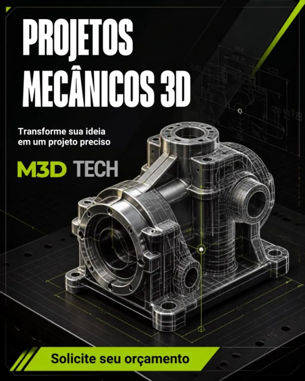 Projetos Mecânicos 3D e Detalhamento Técnico 2D + Impressão 3D | Modelagem CAD - Foto 3