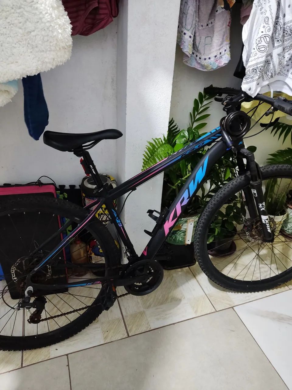 Bicicleta aro 29 KRW - Preto e Rosa