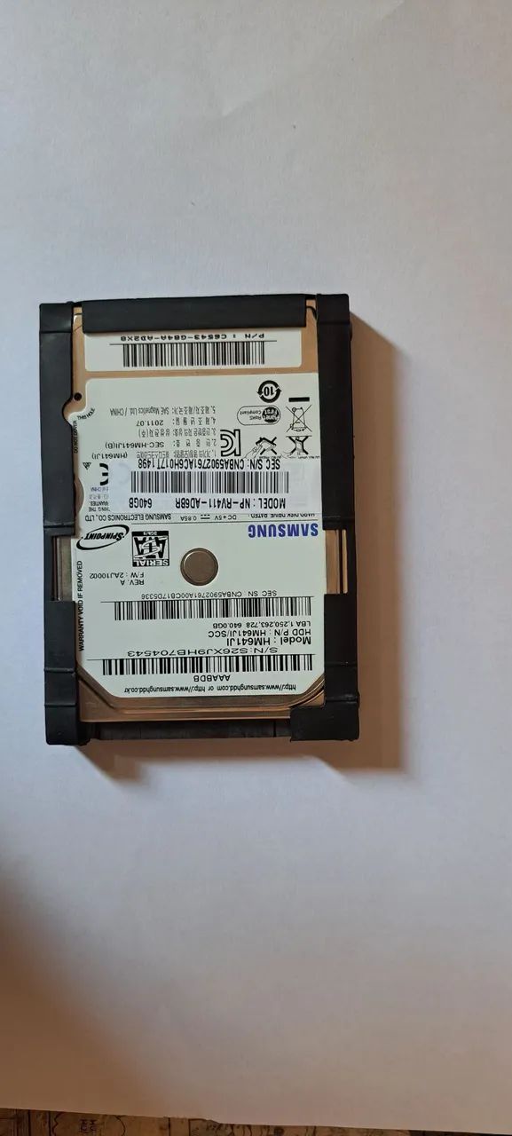 HD 640 gb Samsung  Notebook 