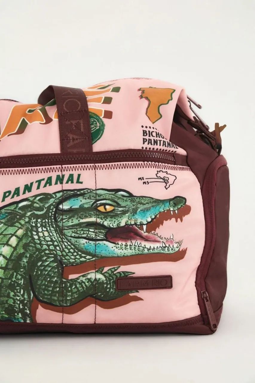 Bolsa Farm nova (tag) Findi Jacaré Silk - Foto 5