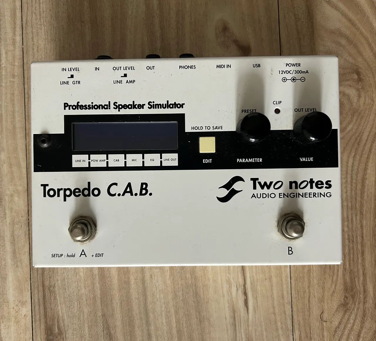 Pedal Torpedo CAB - Two Notes audio 