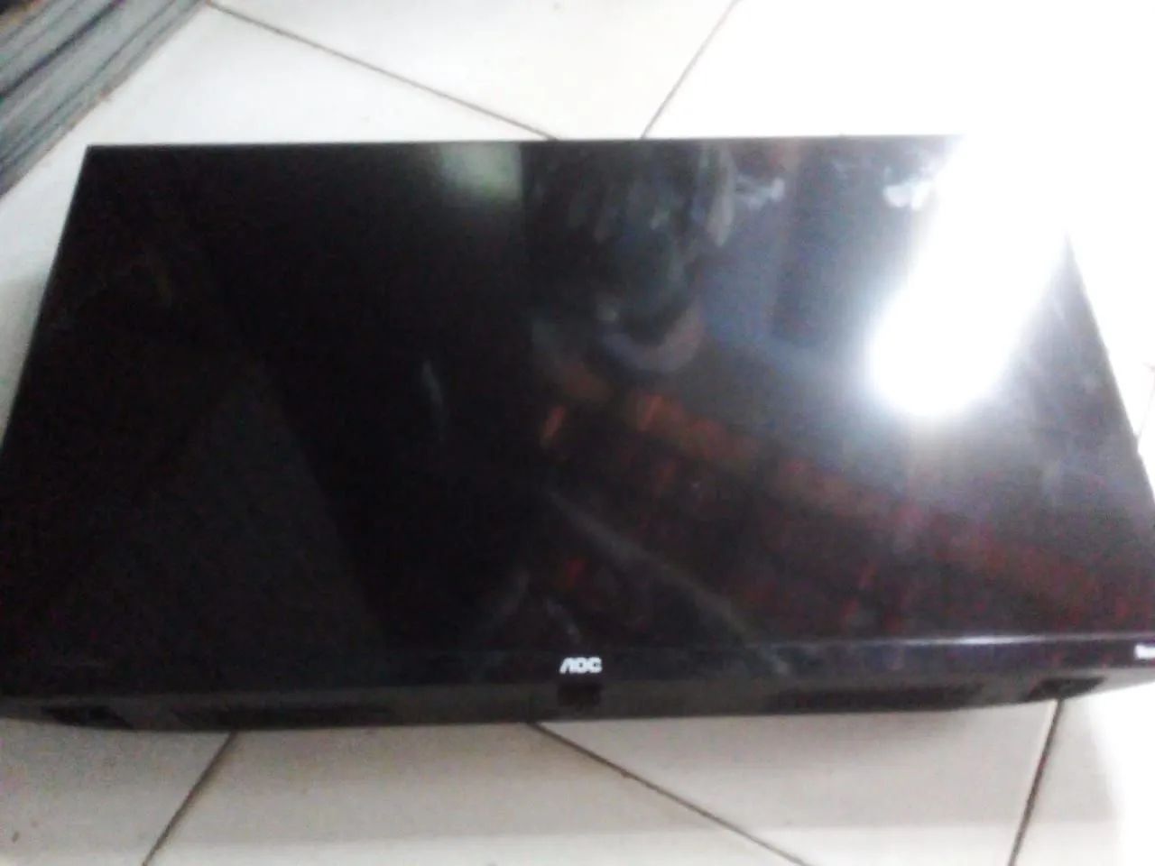 Smart tv com o display queimado