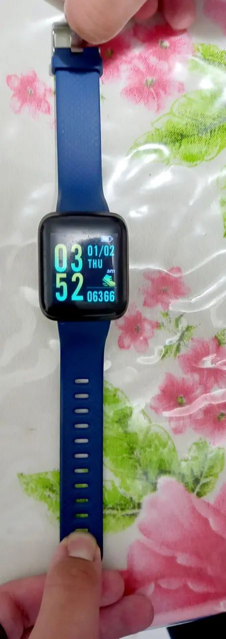 Relógio smartwatch com diversas pulseiras, aceito troca