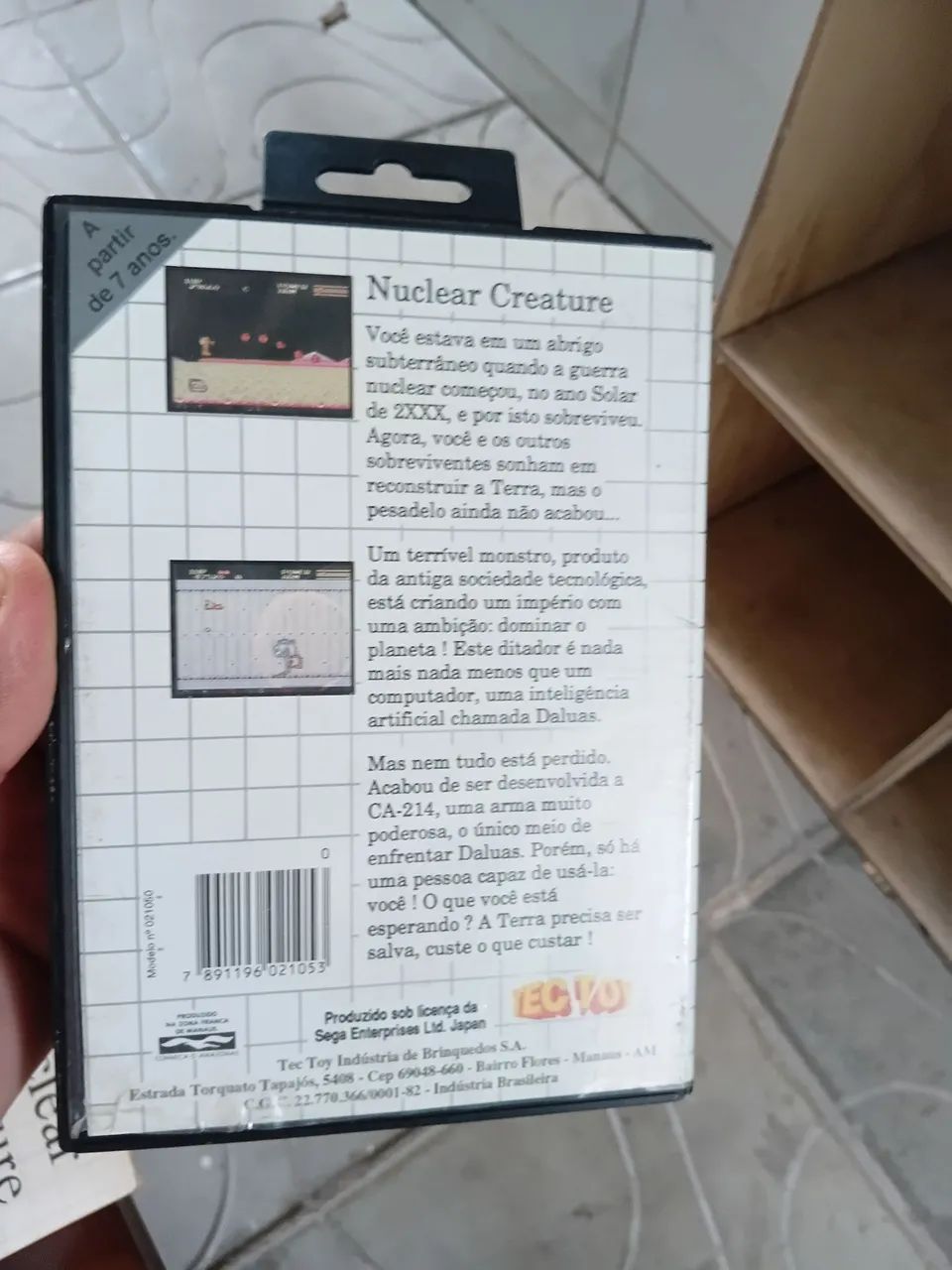 Jogo Master System Nuclear Criature - Foto 3