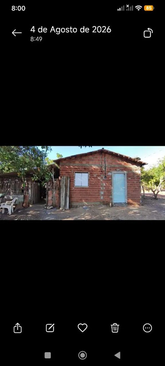 Vende-se chácara no povoado Cocalinho.
