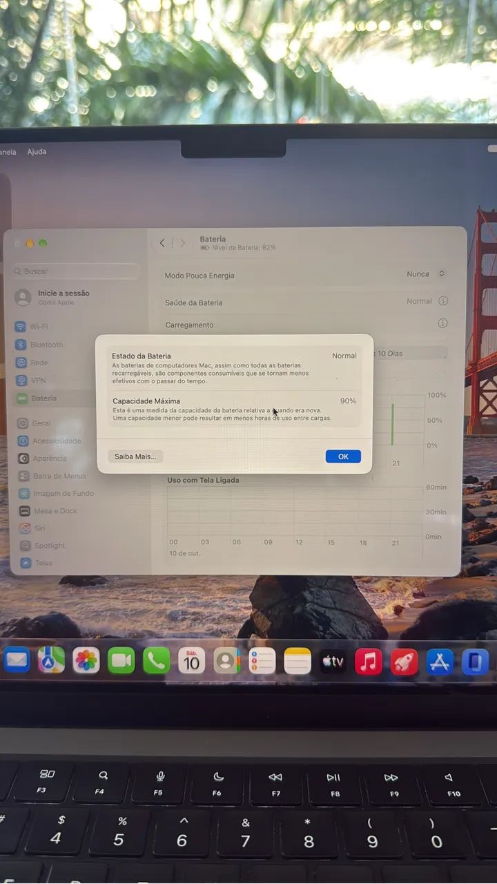 Macbook 14 M1 Pro 16gb 1TB 90% saúde bateria  - Foto 3