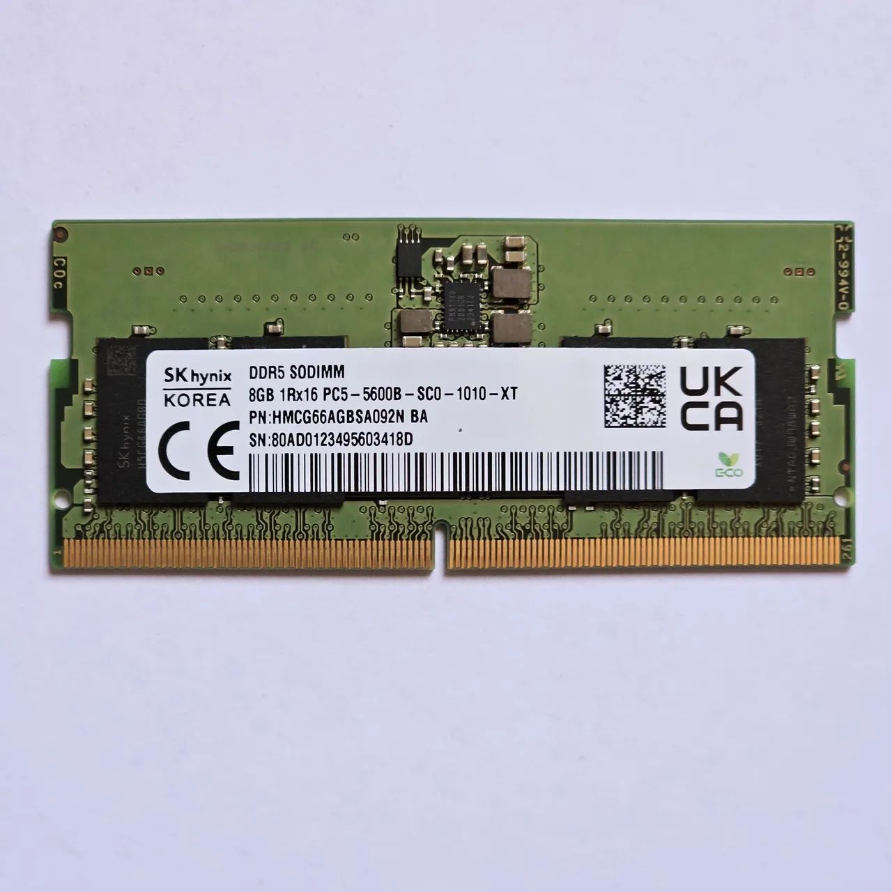 Memória DDR5 5600MHz Sodimm 