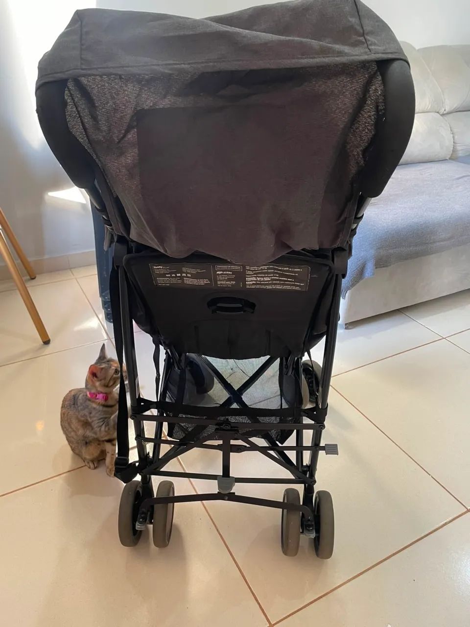 Carrinho de bebê preto - Foto 5