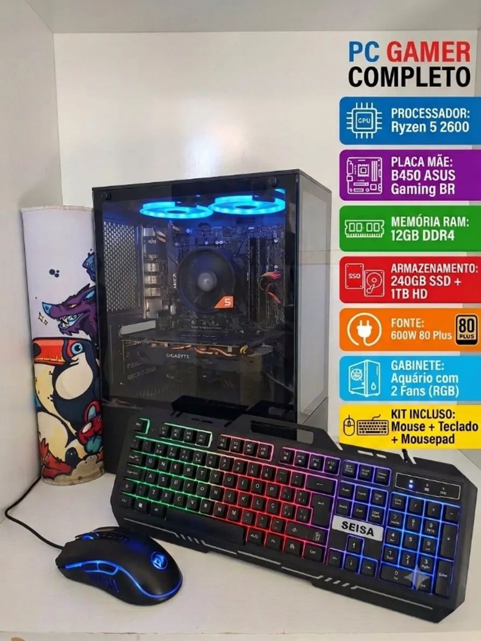 PC Gamer + Perifericos 